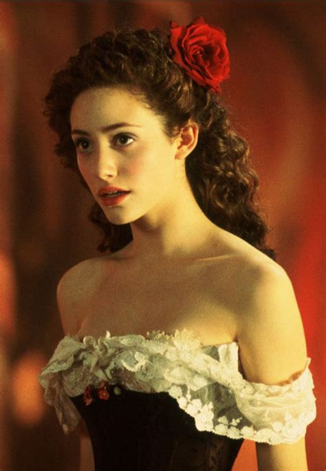Emmy Rossum embraces her natural curls on Instagram and fans can't get enough. ... Rossum wore her natural curls when she starred in 2004's "Phantom of the Opera." Getty Images. A year later, ...